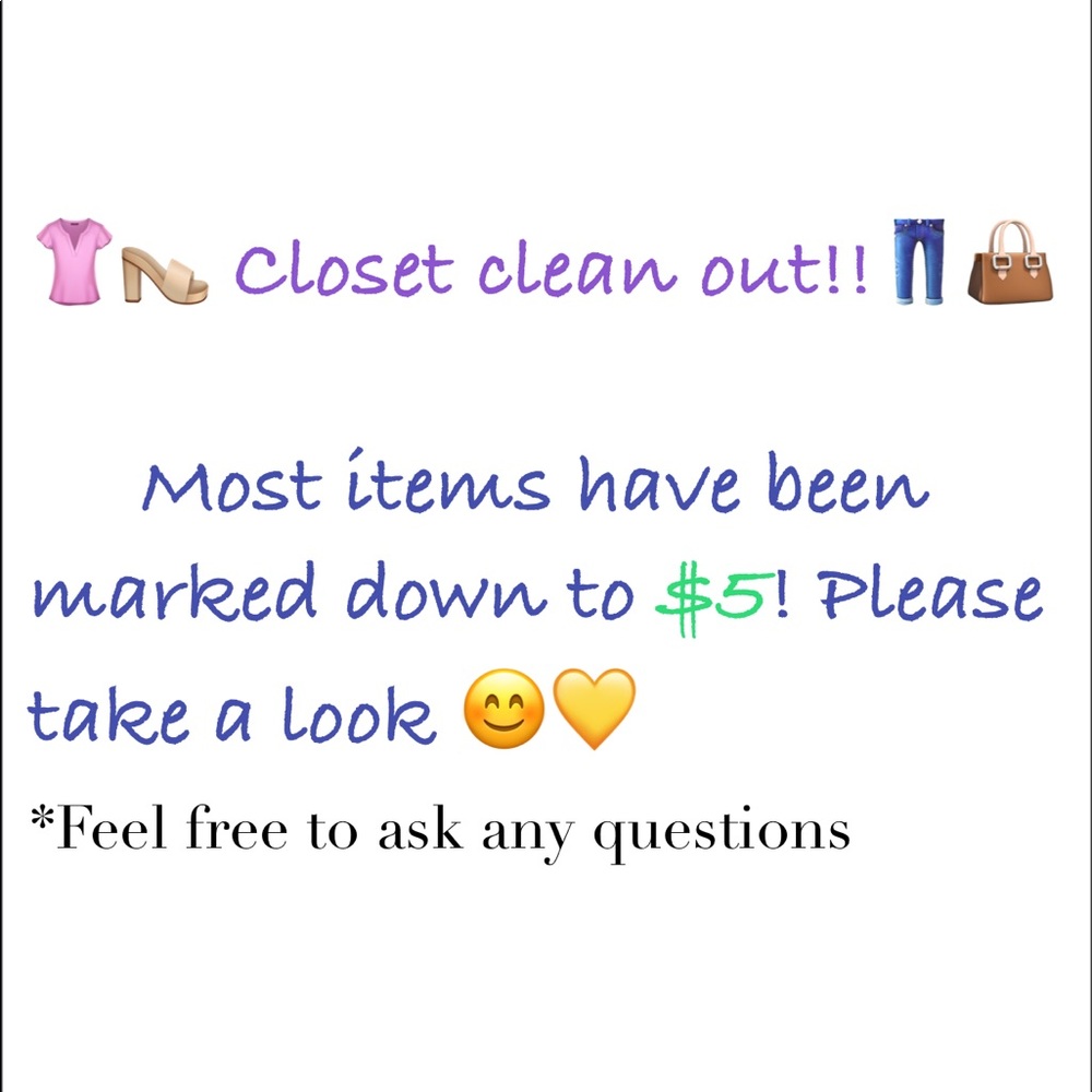 ✅ CLOSET CLEAN OUT ✅